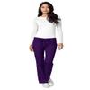 Adar Uniforms Women's Universal Drawstring Straight Leg Scrub Pants - 510 - Purple - L view 4