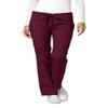 Adar Uniforms Universal Scrubs for Women - Drawstring Straight Leg Pants - 510 - Burgundy - S view 1