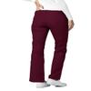 Adar Uniforms Universal Scrubs for Women - Drawstring Straight Leg Pants - 510 - Burgundy - S view 2