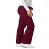 Adar Uniforms Universal Scrubs for Women - Drawstring Straight Leg Pants - 510 - Burgundy - S view 3