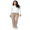 Adar Uniforms Women's Universal Drawstring Straight Leg Scrub Pants - 510 - Khaki - M view 4