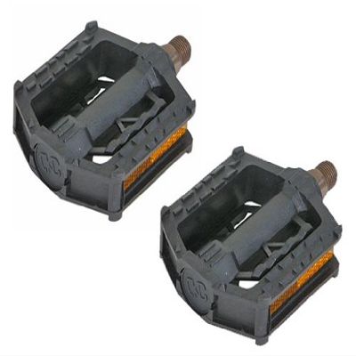 M.T.B Pedals 607 9/16" Black. Bike Pedals, Bicycle Pedal, Mostly for Bikes with Three Piece Crank, Track, Fixie,