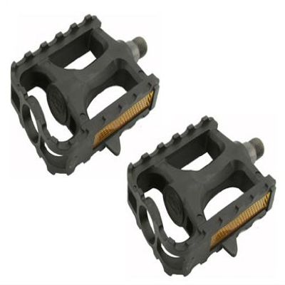 M.T.B Pedals 861 9/16" Black. Bike Pedals, Bicycle Pedal, Mostly for Bikes with Three Piece Crank, Track, Fixie,