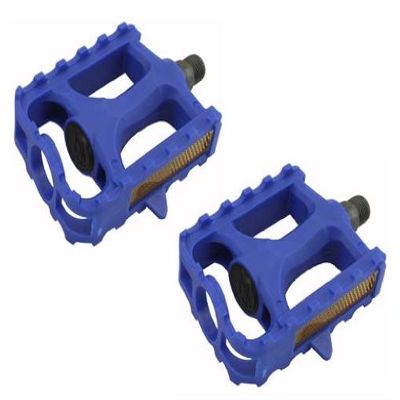 M.T.B Pedals 861 9/16" Blue. Bike Pedals, Bicycle Pedal, Mostly for Bikes with Three Piece Crank, Track, Fixie,