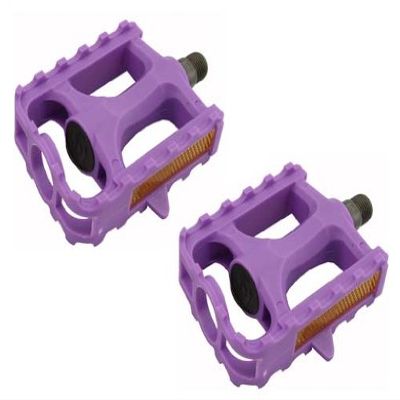 M.T.B Pedals 861 9/16" Purple. Bike Pedals, Bicycle Pedal, Mostly for Bikes with Three Piece Crank, Track, Fixie,
