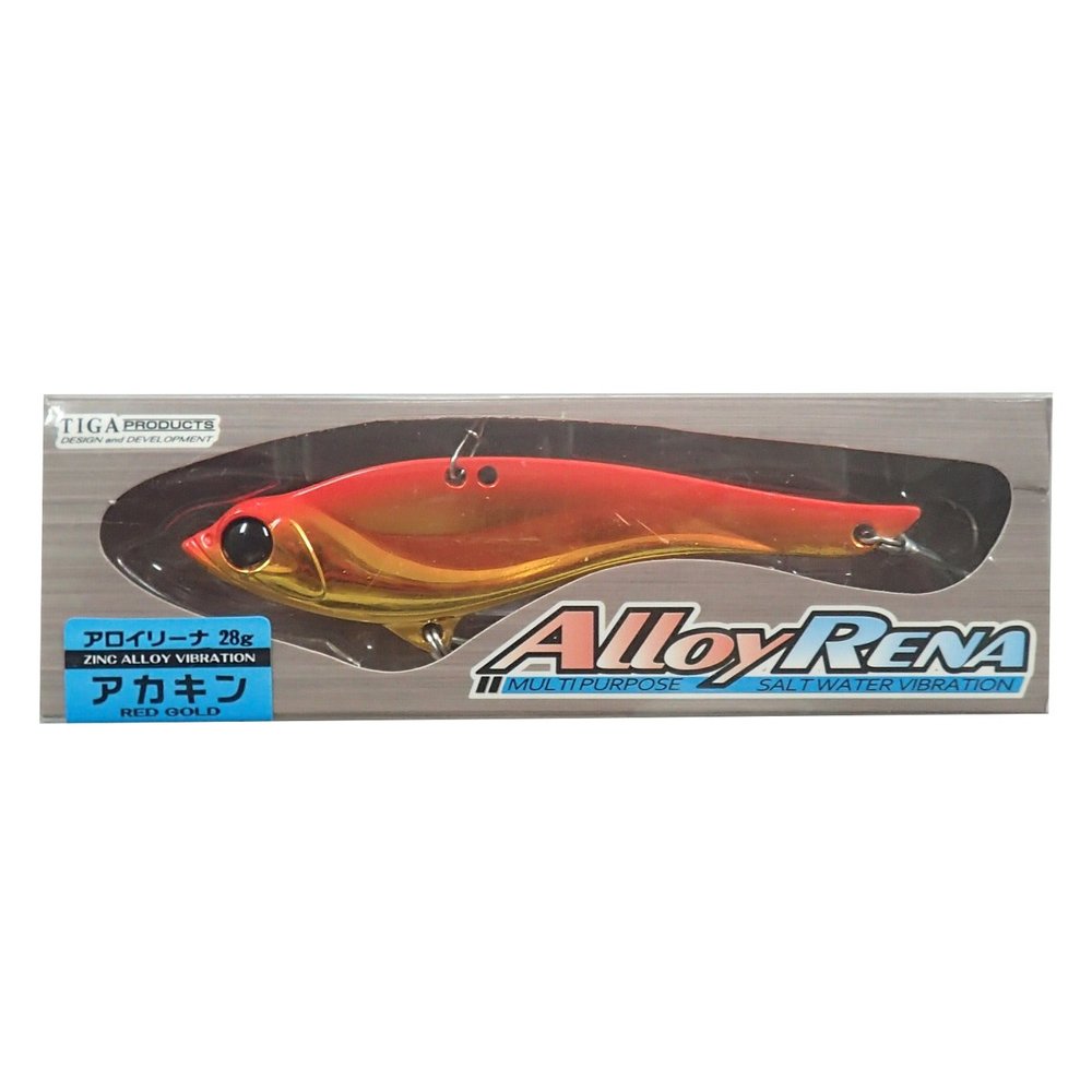 Shares SOLFIESTA AlloyRENA Lure, Red, Gold 1.0 oz (28 g)