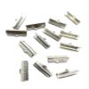 50 pcs Silver Tone Ribbon end Clamps Fastener Clasps Size 20 mm view 1