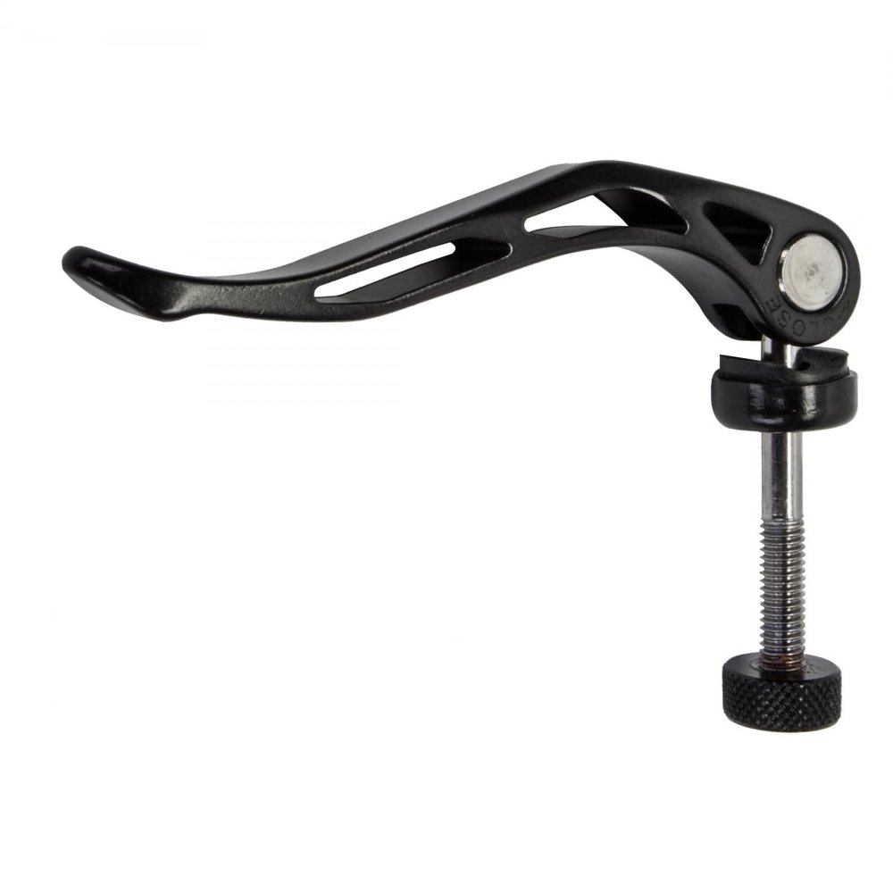 SUN BICYCLES 50037 Replacement Seat Mount Binder - M6 x 55 mm QRXL 100 mm Lever with Short Nut - Black