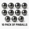 BC Precision 10 Pack 1-1/16" Inch Pinball Machine Balls, Mirror Finish, Chrome Steel Pinball Replacement Balls, Tournament Grade G25 view 2