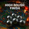 BC Precision 10 Pack 1-1/16" Inch Pinball Machine Balls, Mirror Finish, Chrome Steel Pinball Replacement Balls, Tournament Grade G25 view 4
