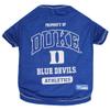 Pets First Collegiate Duke Blue Devils Dog T-Shirt, X-Small. - Licensed Shirt for Pets Team Colored with Team Logos.- Premium Stretchable Materials for The Comfrot of Your Dog & Cat. view 1