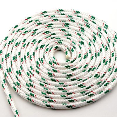 New England Ropes 3/8in (10mm) Sta-Set Green Fleck 25 Feet Long