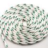 New England Ropes 3/8in (10mm) Sta-Set Green Fleck 25 Feet Long view 1