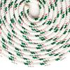 New England Ropes 3/8in (10mm) Sta-Set Green Fleck 25 Feet Long view 3