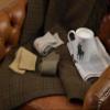 POLO RALPH LAUREN Mens Dress Crew Socks - 3 Pair Pack Heel-toe Reinforcement Supersoft Flat, Brown, 6-12.5 US view 2