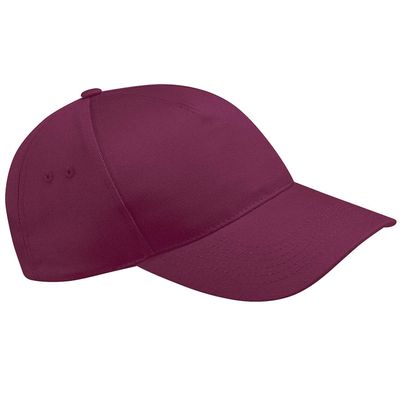 Beechfield Unisex Ultimate 5 Panel Cap One Size Burgundy