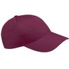 Beechfield Unisex Ultimate 5 Panel Cap One Size Burgundy view 1