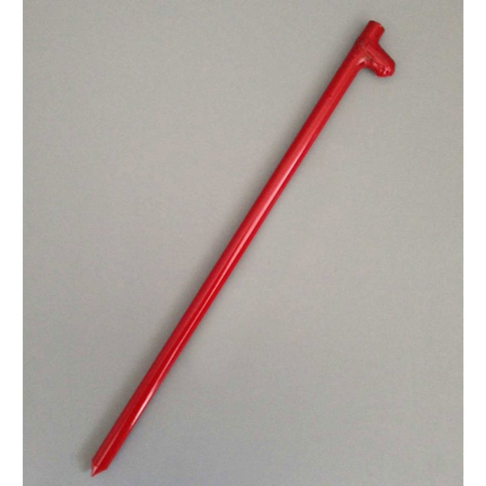 Forged Head Stake, 18" L, Red