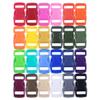 Paracord Planet 3/8 Inch Contoured Side Release Buckles Including Neon, Clear (Transparent), Glow in The Dark - Choose from 5, 10, 20 Packs - 30+ Colors (Pink, 5 Pack) view 2