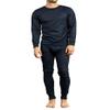 Knocker Men's Long Thermal Underwear Set, Medium, Black view 1