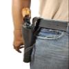 Barsony Black Leather 49-er Style Gun Holster for Ruger Vaquero Right view 4