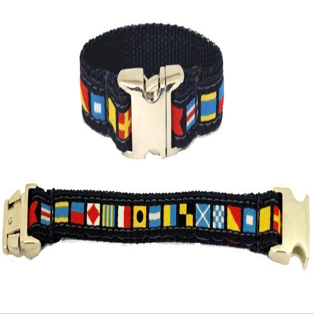 Nautical Code Flag Bracelet (X-Large (9"))
