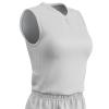 Champro Muscle Dri Gear Polyester Basketball Jersey, Women's Large, White, Scarlet