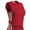 Champro Muscle Dri Gear Polyester Basketball Jersey, Women's X-Large, Scarlet, White view 1