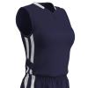 Champro Muscle Dri Gear Polyester Basketball Jersey, Women's X-Large, Navy, White