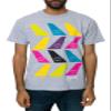 Fly Society Men's Wingman Tee (Charcoal Grey, L) view 1