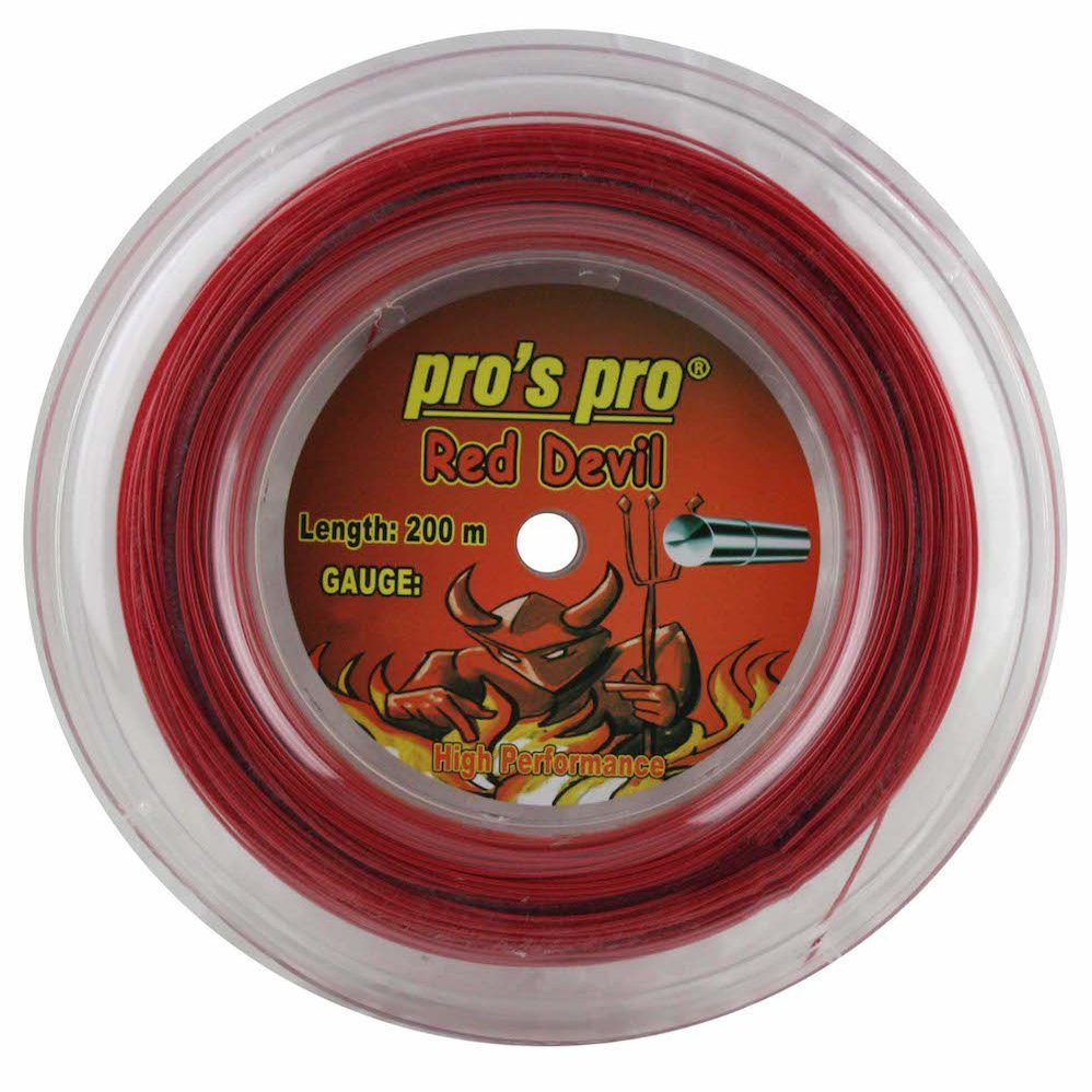 Pro's Pro Red Devil - Red 1.19mm Tennis String 200m