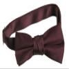 Tuxedo Park Boys' Deluxe Satin Bow Tie Tuxedo Youth Solid Burgundy view 1