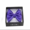 NEW Tuxedo Classic Bowtie Pure Plain Neckwear Adjustable Unisex Bow Tie (Purple) view 1