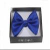 NEW Tuxedo Classic Bowtie Pure Plain Neckwear Adjustable Unisex Bow Tie (Free Standard Shipping with Usa!) (Blue) view 1