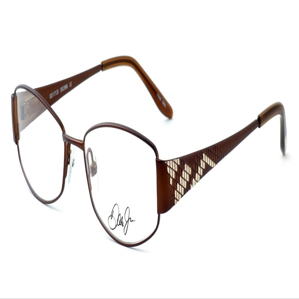 Dale Earnhardt Jr. 6742 Designer Reading Glasses for Men & Women | Brown Eyeglass | Custom Made | Optical Grade Readers +2.50