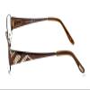 Dale Earnhardt Jr. 6742 Designer Reading Glasses for Men & Women | Brown Eyeglass | Custom Made | Optical Grade Readers +2.75 view 3
