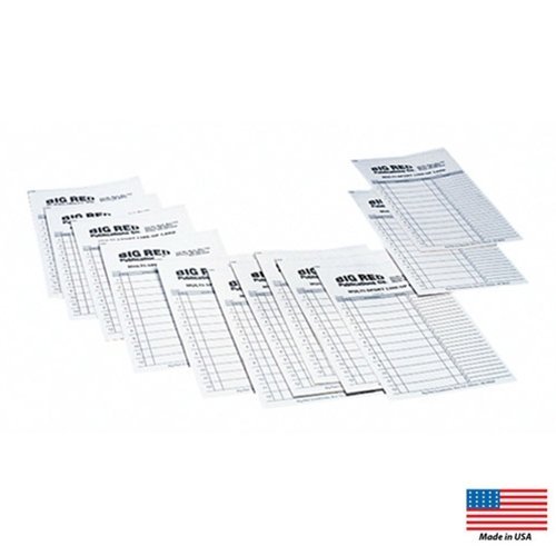 Blazer Athletic Multi-Sport Line-Up Cards - 15 Player