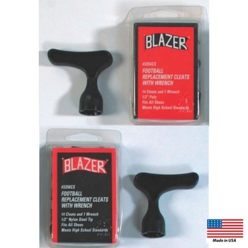 Blazer Athletic Football Replacement Cleats, 14-Pack