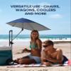 Versa-Brella UPF 50+ Personal Sun Shade - Portable Umbrella for Sports & Outdoors - Secure Clamp, 360-Degree Swivel Adjustable Position for Maximum Sun Protection - Compact with Carry Case view 3