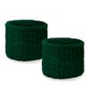 Couver Unisex Youth Kids Cotton Terry Wrist Bands/Wristbands for Event use (1 Pair), Dark Green view 1