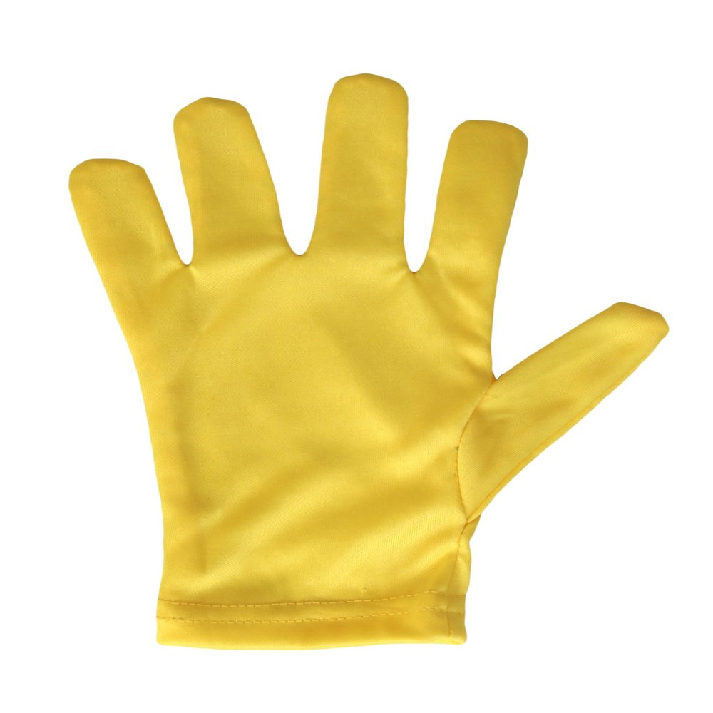 Fun Costumes Child Yellow Gloves Standard