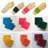 Couver Unisex Youth Kids Affordable Cotton Terry Wrist sweatbands for Event use (1 Pair), White view 4