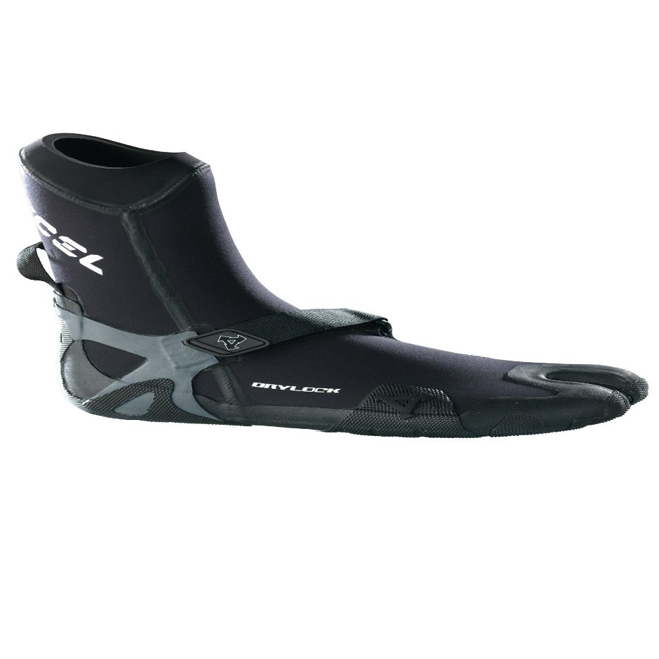 XCEL Men's Drylock Split Toe Boot 3Mm Black/Grey 6
