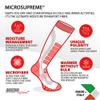 Eurosocks Junior Ski Supreme Socks, Anthracite, 3X-Small view 4