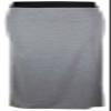 Purple Hanger Women's Straight Gypsy Elastic Full Skirt Light Grey 10-12 view 1