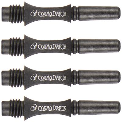 NineDartOut.us Fit Shaft Carbon Slim 4 Pack(Spinning) (#1-13.0mm - Extra Short)
