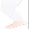 Jefferies Socks Girls 7-16 Layers Footless Tights, White, 8-10 view 1