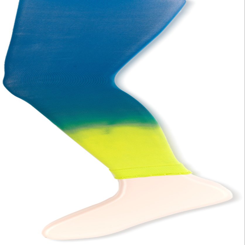 Jefferies Socks Girls 7-16 Dip Dye Footless Tights, Yellow, 2-4