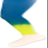 Jefferies Socks Girls 7-16 Dip Dye Footless Tights, Yellow, 2-4 view 1