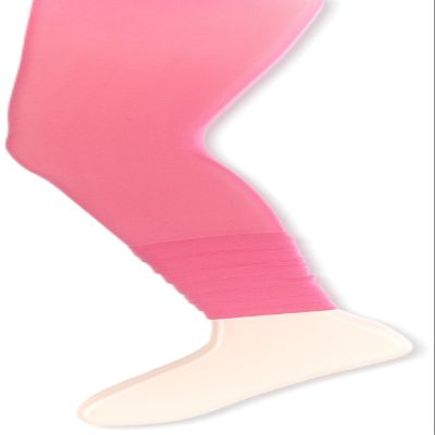 Jefferies Socks Girls 7-16 Layers Footless Tights, Cotton Candy, 4-6